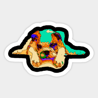 Waiting for You. Dog Series Sticker